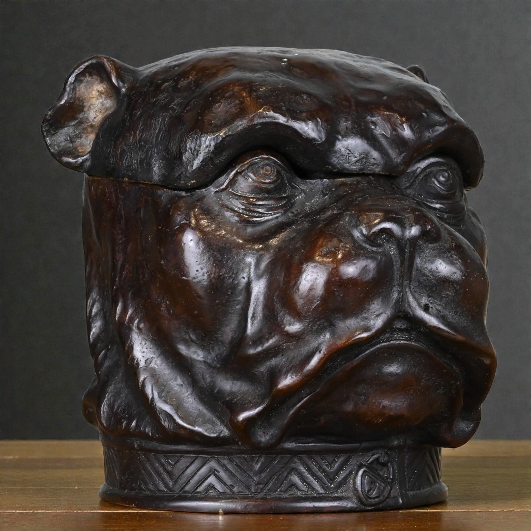 Bronze Tobacco Pouch - Late 19th Century